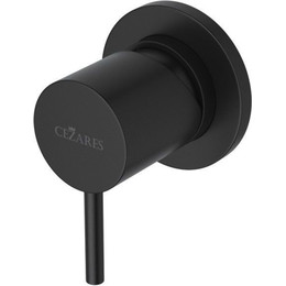 Смеситель для душа Cezares LEAF-DIM-L-NOP, чёрный матовый фото 