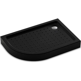 Поддон Veconi 100x80 см TZ55RB-10080-C5 R, чёрный фото 