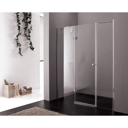 Душевая дверь Cezares 185 см VERONA-W-B-13-100+60/30-C-Cr, хром/прозрачное фото 