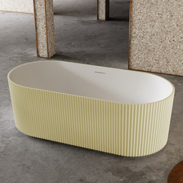 Ванна каменная Abber Stein 170x75 см AS9601MS, песочный матовый фото 