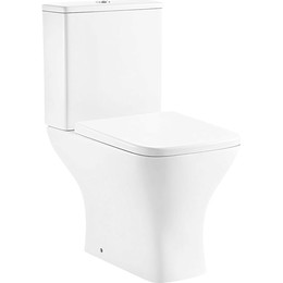 Унитаз-компакт безободковый Azario Nigel AZ-55 с крышкой микролифт фото 