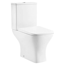 Унитаз-компакт безободковый Azario Nigel AZ-55 с крышкой микролифт фото 