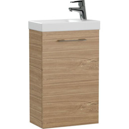 Тумба подвесная с раковиной Cersanit Lara 40 см A63420 (раковина Moduo 40) орех фото 