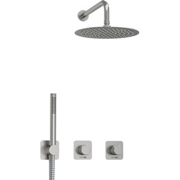 Душевая система для душа WasserKraft Tauber 6400 A6451.296.097.121.275.100.276, никель фото 