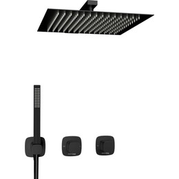 Душевая система для душа WasserKraft Nuthe 9100 A9151.264.219.162.327.242.217, чёрный фото 