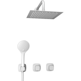 Душевая система для душа WasserKraft Saale 9500 A9551.266.146.254.328.156.155, белый фото 