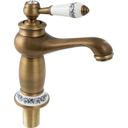 Смеситель для раковины Brimix 124, бронза фото 