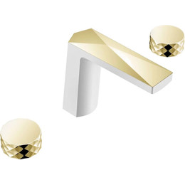 Смеситель для раковины Boheme Venturo 150-WG-DIAMOND, white gold, Цвет производителя: white gold фото 