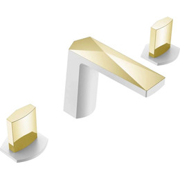 Смеситель для раковины Boheme Venturo 150-WG-ICE, white gold фото 