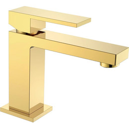 Смеситель для раковины Boheme Qubic 471-G, gold, Цвет производителя: gold фото 