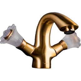 Смеситель для раковины Boheme Camelia 311, бронза фото 