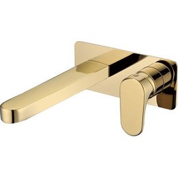 Смеситель для раковины настенный Boheme Spectre 455-G (со скрытой частью) gold, Цвет производителя: gold фото 