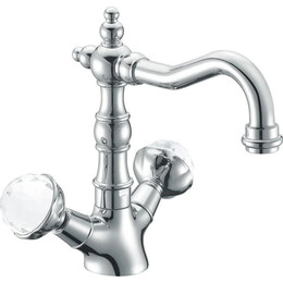Смеситель для раковины Boheme Brillante Presente Swarovski 352, chrome фото 