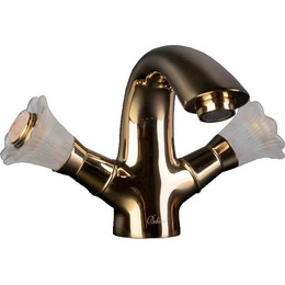 Смеситель для раковины Boheme Camelia 291, бронза фото 