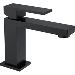 Смеситель для раковины Boheme Qubic 471-B, чёрный матовый, Цвет производителя: чёрный матовый фото 