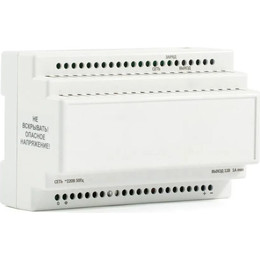 Источник бесперебойного питания 12В со встроенной Li-ion АКБ 1А ИБП12В-DIN фото 