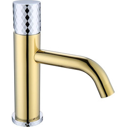 Смеситель для раковины Boheme Stick 121-GCR, gold chrome, Цвет производителя: gold chrome фото 