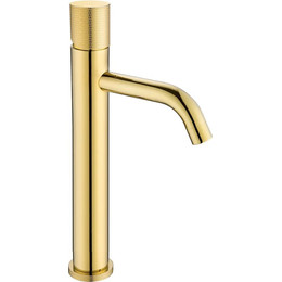 Смеситель для раковины высокий Boheme Stick 122-GG.2, золото, Цвет производителя: золото фото 