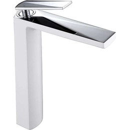 Смеситель для раковины высокий Boheme Venturo 372-W, белый, Цвет производителя: белый фото 