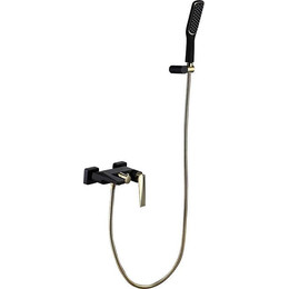 Смеситель для ванны Boheme Venturo 383-B, чёрный/золото, Цвет производителя: чёрный, золото фото 