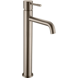 Смеситель для раковины высокий Boheme Uno 462-NB, nickel brush, Цвет производителя: nickel brush фото 