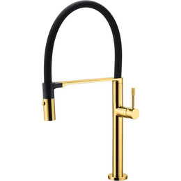 Смеситель для кухни Boheme Uno 114-G, gold, Цвет производителя: gold фото 