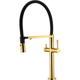 Смеситель для кухни Boheme Uno 115-G, gold, Цвет производителя: gold фото 