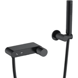 Смеситель для ванны Boheme Stick 123-BB, чёрный матовый, Цвет производителя: чёрный матовый фото 
