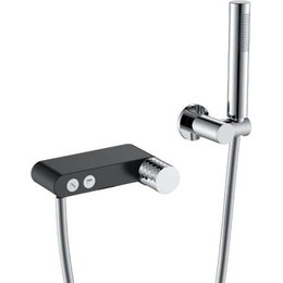 Смеситель для ванны Boheme Stick 123-BCR, black chrome, Цвет производителя: black chrome фото 