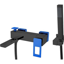 Смеситель для ванны Boheme Q 143-BUW, black blue, Цвет производителя: black blue фото 