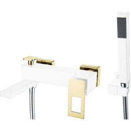 Смеситель для ванны Boheme Q 143-WG, white gold, Цвет производителя: white gold фото 