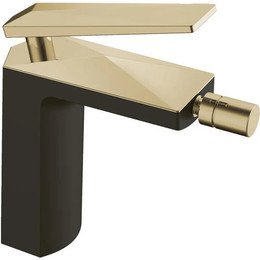 Смеситель для биде Boheme Venturo 386-B, чёрный/золото, Цвет производителя: чёрный, золото фото 