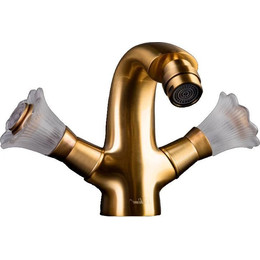 Смеситель для биде Boheme Camelia 316, бронза фото 