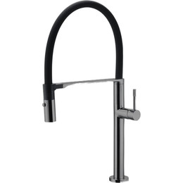 Смеситель для кухни Boheme Uno 114-SGM, shine gun metal, Цвет производителя: shine gun metal фото 