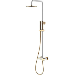 Душевая стойка Boheme Stick 128-WG, white gold, Цвет производителя: white gold фото 