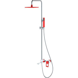 Душевая стойка Boheme Q 148-CRR, red chrome, Цвет производителя: red chrome фото 