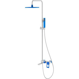 Душевая стойка Boheme Q 148-WUW, white blue, Цвет производителя: white blue фото 