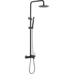 Душевая стойка Boheme Uno 468-BCR, black chrome, Цвет производителя: black chrome фото 