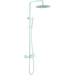 Душевая стойка Boheme Uno 468-MW, matt white, Цвет производителя: matt white фото 