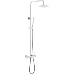 Душевая стойка Boheme Uno 468-WCR, white chrome, Цвет производителя: white chrome фото 