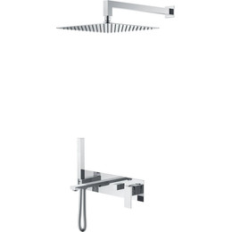 Душевая система для ванны Boheme Qubic 474-CR (со скрытой частью) chrome, Цвет производителя: chrome фото 