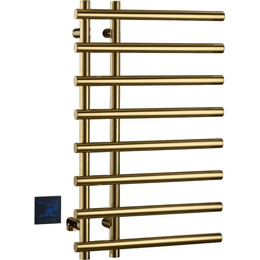 Полотенцесушитель электрический Boheme Venturo П8 100x800 мм 722-MG, matt gold, Цвет производителя: matt gold фото 