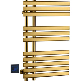 Полотенцесушитель электрический Boheme Venturo П11 80x800 мм 723-G, gold, Цвет производителя: gold фото 