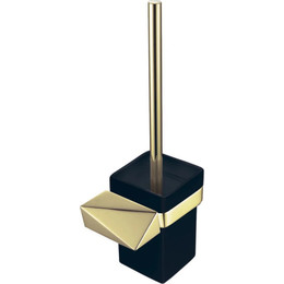 Ёршик для унитаза Boheme New Venturo 10319-G-B, чёрный/золото, Цвет производителя: чёрный, золото фото 