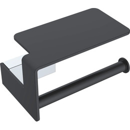 Держатель для туалетной бумаги Boheme Q 10941-CR-B, black chrome, Цвет производителя: black chrome фото 