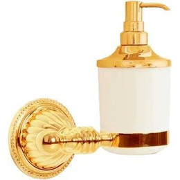 Дозатор для жидкого мыла Boheme Hermitage 10367, золото, Цвет производителя: золото фото 