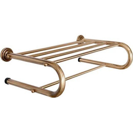 Полка для полотенец Boheme Medici 10627, бронза фото 
