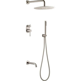 Душевая система для душа Boheme Uno 464-2-NB, nickle brush фото 