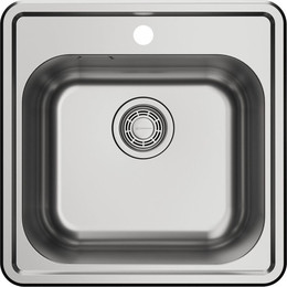 Кухонная мойка Omoikiri Notoro 48-SI Matt 0,8 мм 4997437, silver matt, Цвет производителя: silver matt фото 