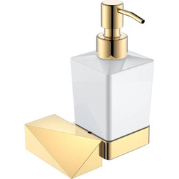 Дозатор для жидкого мыла Boheme New Venturo 10317-G, gold, Цвет производителя: gold фото 